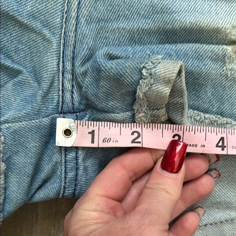 Clube Jeans by Luigi Bertolli Denim Distressed Jean Shorts